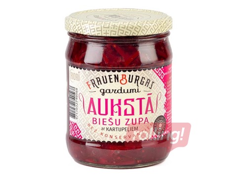 Aukstā biešu zupa ar kartupeļiem, Frauenburgas gardumi, 500 g