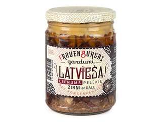 Latvieša lepnums pelēkie zirņi ar gaļu, Frauenburgas gardumi, 500g