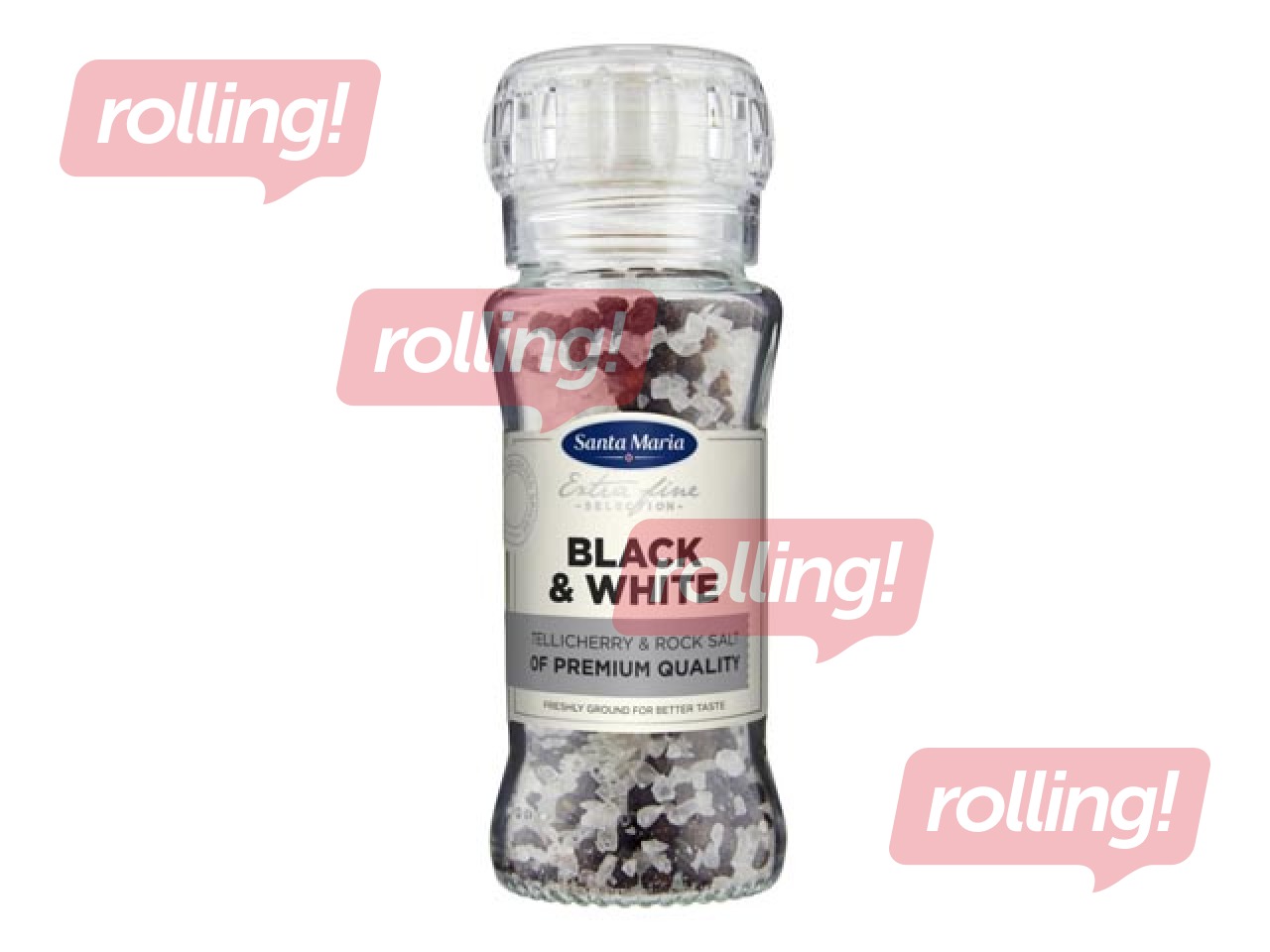 Sāls-piparu maisījums dzirnaviņās Santa Maria, 110g
