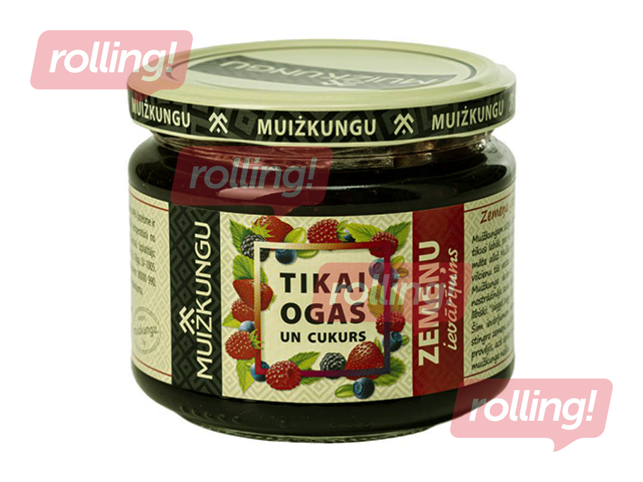 Ievārījums, Muižkungu, zemeņu, 350g