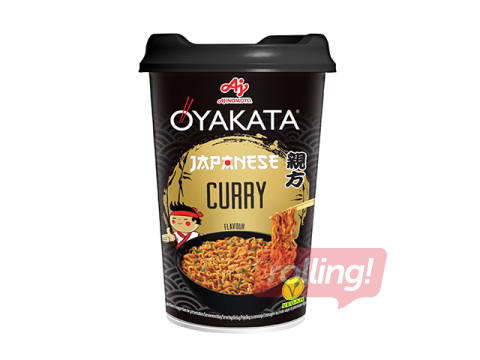 Nūdeles, OYAKATA, ātri pagatavojamas, Japānu curry, 90g