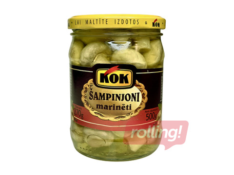 Konservēti šampinjoni, KOK, 500g