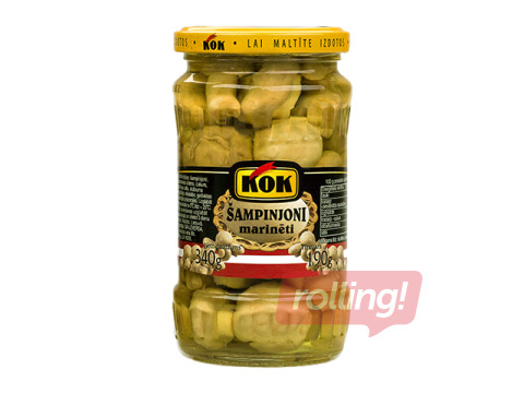 Konservēti šampinjoni, KOK, 340g