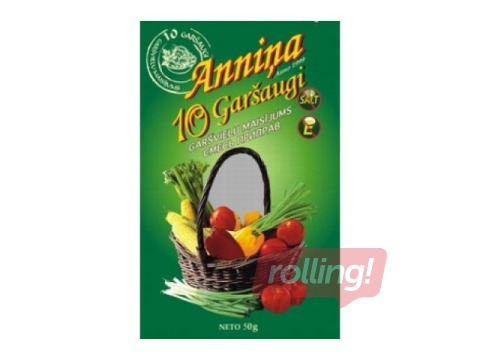 Garšvielu maisījums Anniņa, ar 10 garšaugiem, 50g