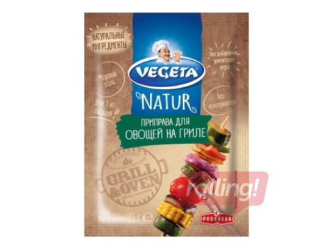 Garšvielu maisījums Vegeta, Natur, grilētiem dārzeņiem, 20g