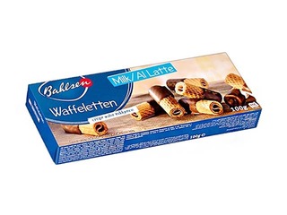 Vafeļu rullīši šokolādē Bahlsen, 100 g