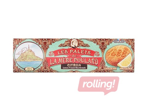 Franču smilšu cepumi ar citronu garšu  La Mere Poulard, 125g  