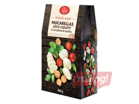 Mocarellas siera cepumi ''Lāči'' ar tomātiem un baziliku, 140g