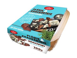 Grauzdiņi plānie un kraukšķīgie ar zilo sieru Lāči, 100g