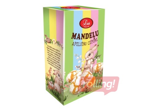 Mandeļu apelsīnu cepumi Lāči, 110g