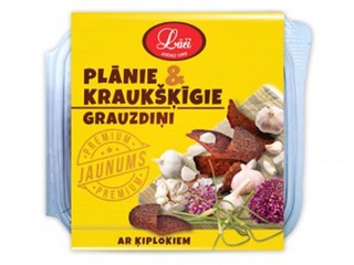 Grauzdiņi plānie un kraukšķīgie ar ķiplokiem Lāči, 100g