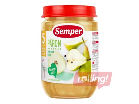 Biezenis ar bumbieriem Semper, no 5 mēnešiem, 190g (Minimālais pasūtījums 6 gab.)