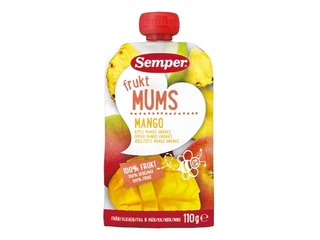 Biezenis ar mango, Semper Fruktmums, no 6 mēnešiem, 120g (Minimālais pasūtījums 6 gab.)