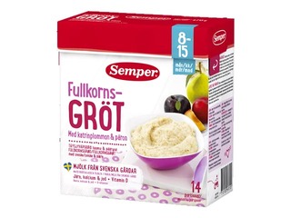 Pilngraudu putra ar bumbieriem un plūmēm Semper, no 8 mēnešiem, 470g