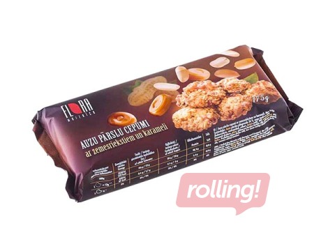 Cepumi auzu Flora ar karameli un riekstiem, 175 g