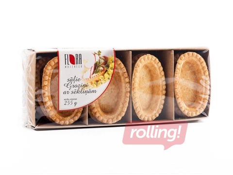 Groziņi Flora sāļie ar sēkliņām, 12gab., 255 g