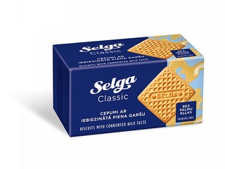 Cepumi ar iebiezinātā piena garšu Selga, 180 g