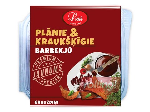 Grauzdiņi plānie ar bārbekjū garšu, Lāči, 100g
