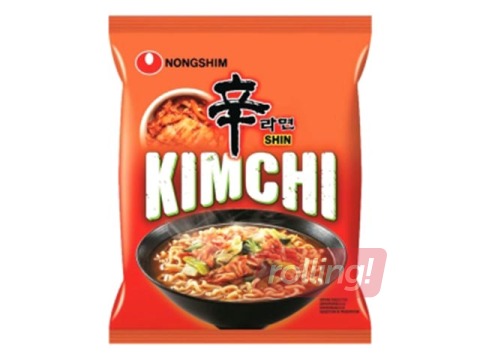 Ātri pagatavojama nūdeļu zupa ar kimči Nongshim, 120 g