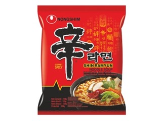 Ātri pagatavojama nūdeļu zupa Shin Ramyun Nongshim, 120 g