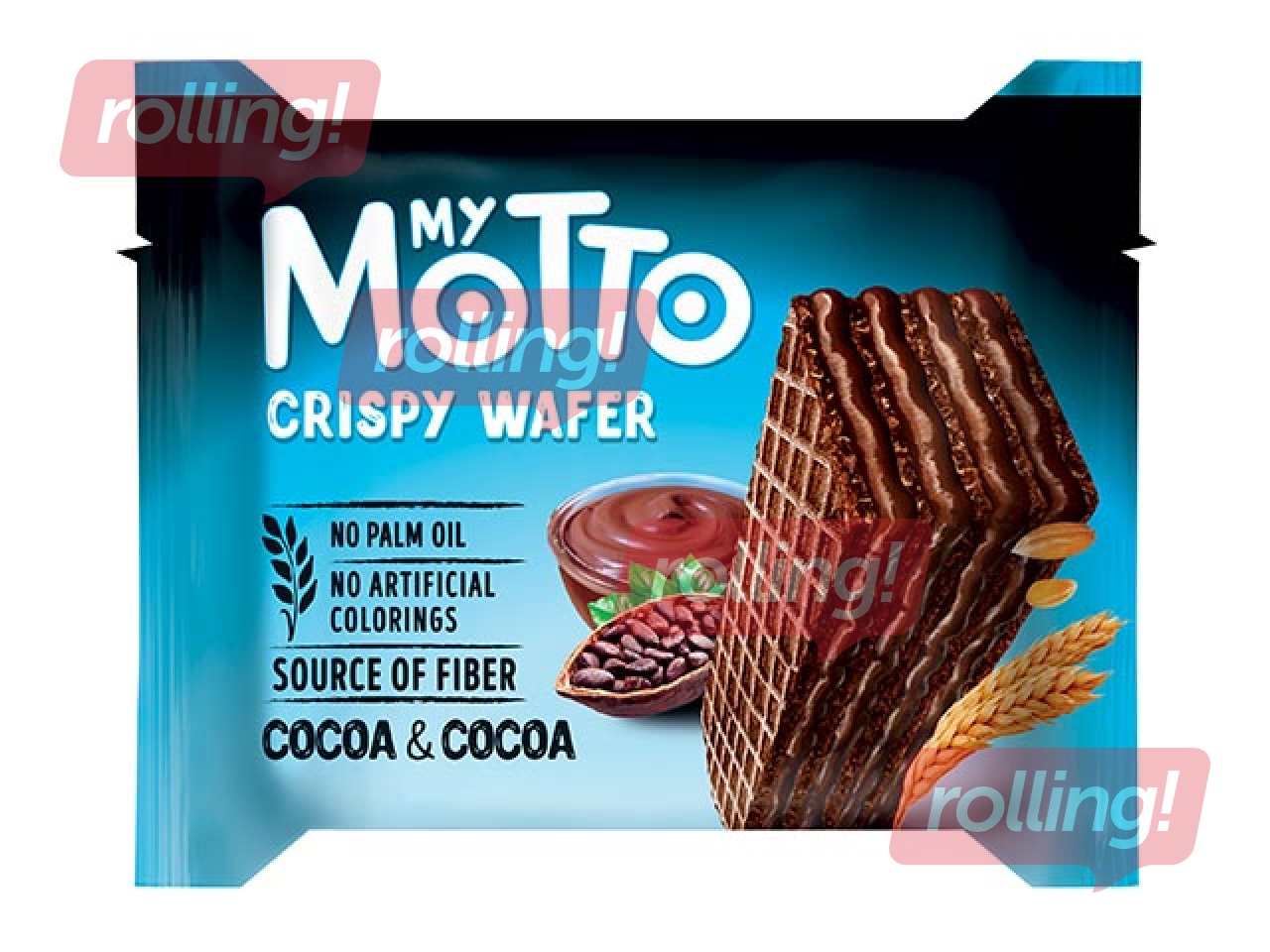 Vafeles ar kakao garšu My Motto 30 g 