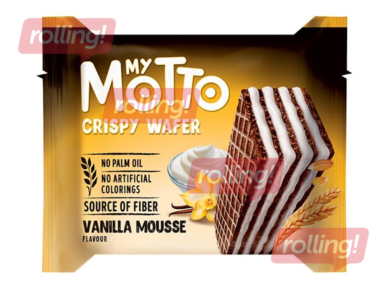 Vafeles ar vaniļas garšu My Motto 30 g 