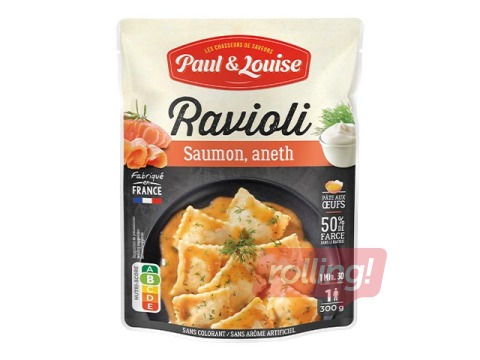 Ravioli ar lasi diļļu mērcē, Paul&Louise, 300g
