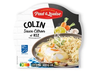 Aļaskas heka fileja citronu mērcē ar rīsiem, Paul&Louise, 300g