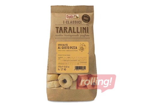Itāļu uzkoda Tarallini ar picas garšu, 200g