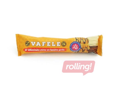 Vafeles ar banānu garšu šokolādes glazūrā Latsweets, 45g