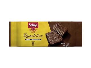 Bezglutēna vafeļu batoniņš Schär, Quadritos, 40g