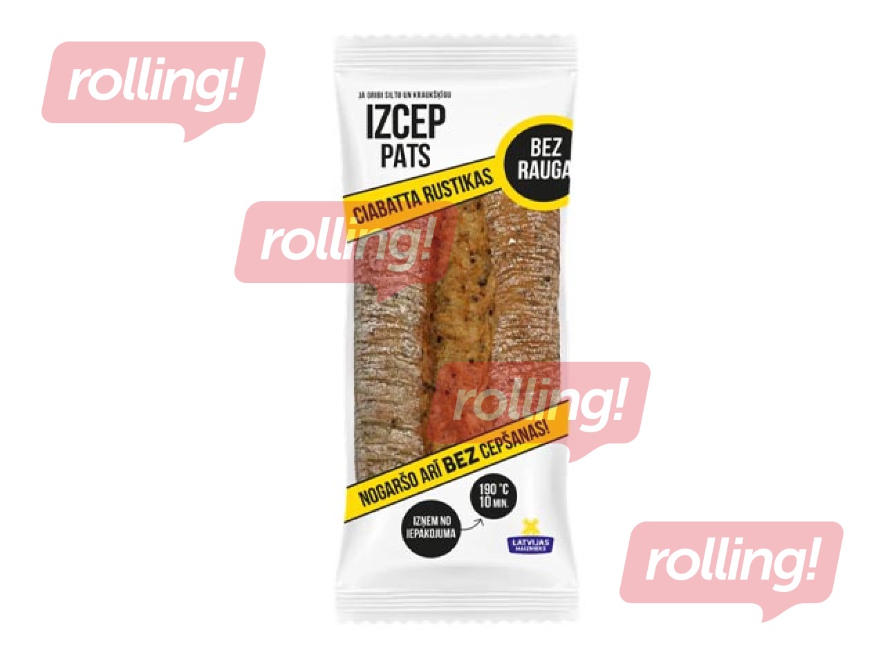 Ciabatta Rustika, Latvijas maiznieks, 300g
