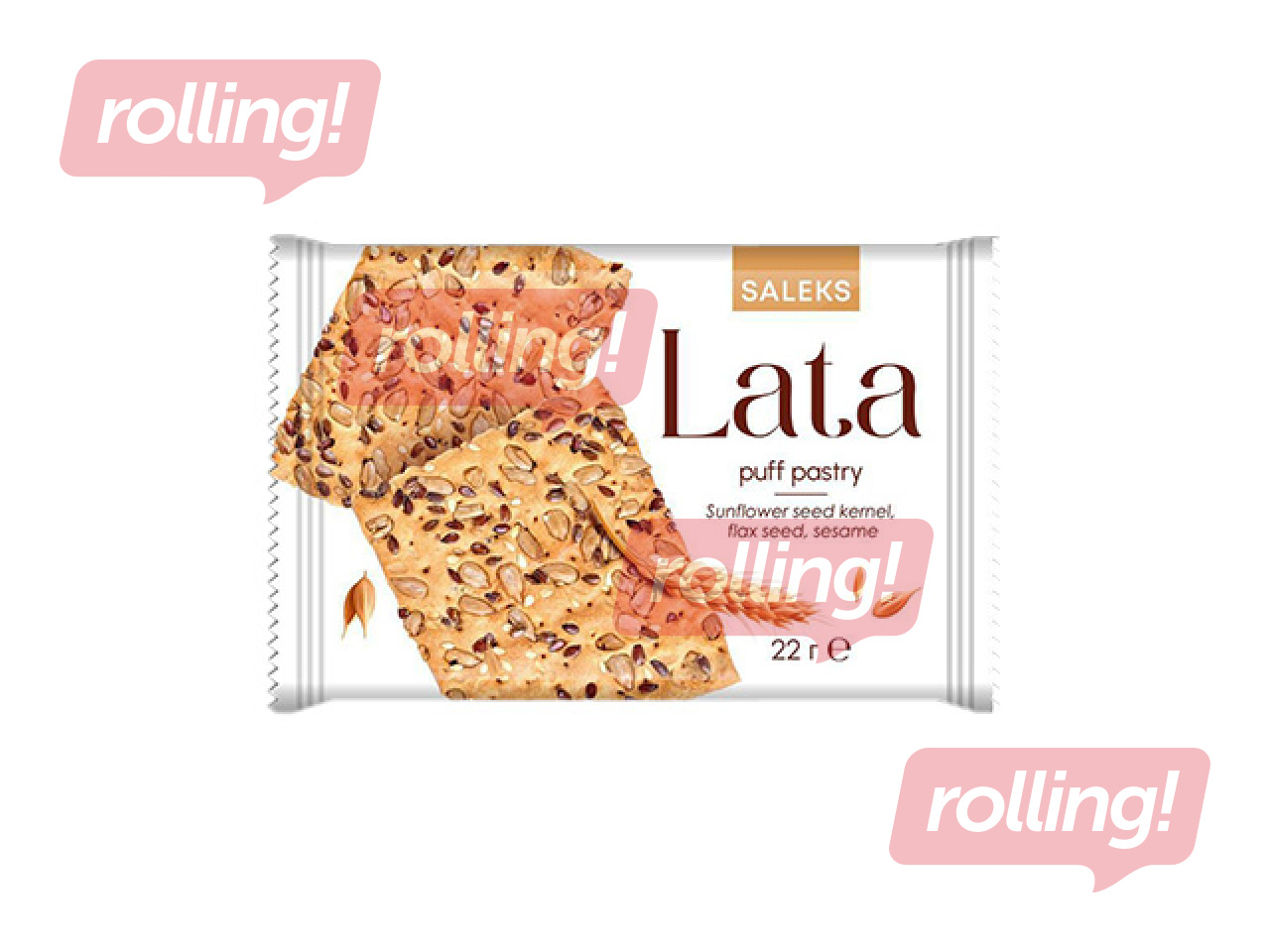 Cepumi ar grauzdētām saulespuķu, sezama un linsēklām 1 gab.