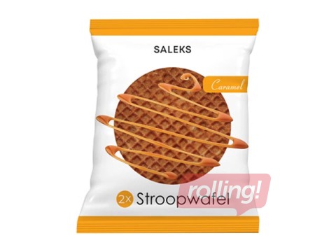 Vafeles Stroopwafel, ar karameļu pildījumu, 33g