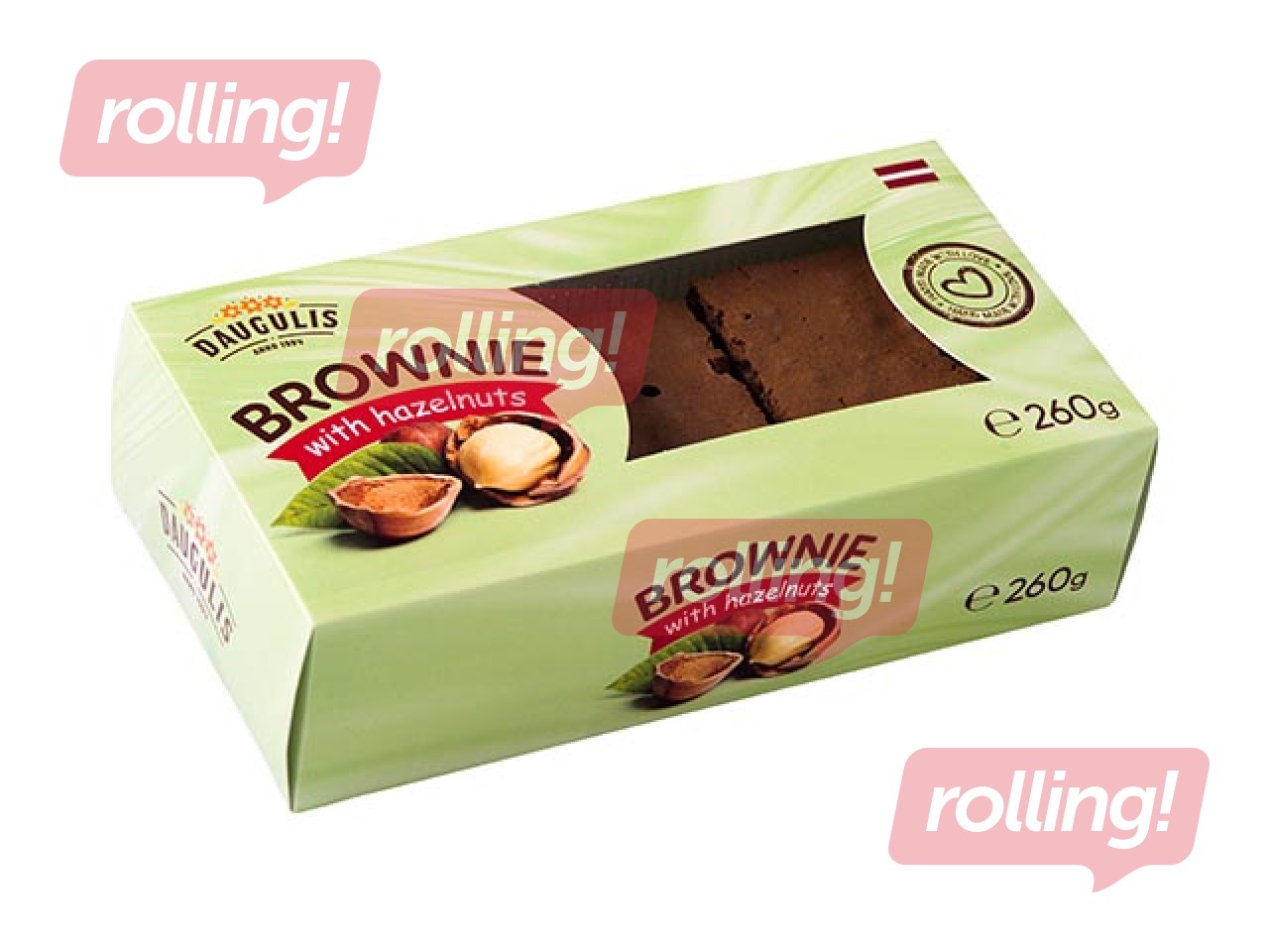 Braunijs Daugulis, ar lazdu riekstiem, 260g