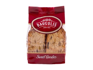 Sausiņi Daugulis, Extra, ar rozīnēm un ananasu gabaliņiem, 230g