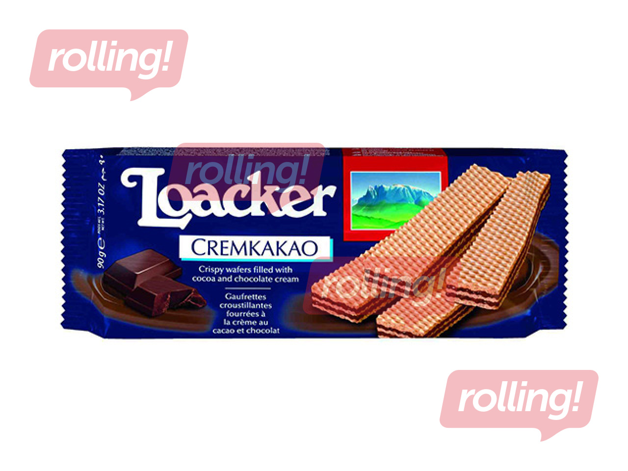 Vafeles Loacker, Classic Chocolate, 90g