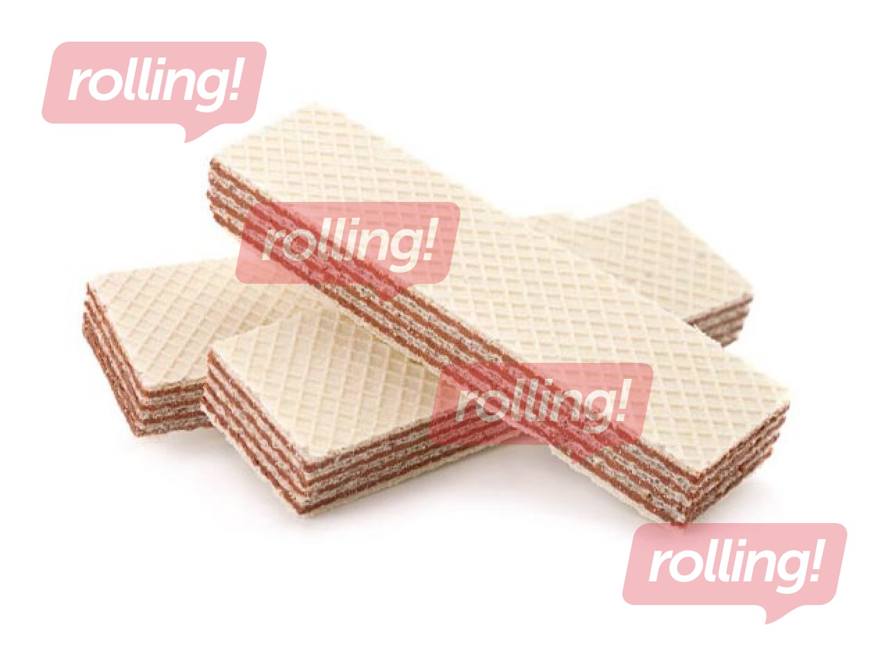 Vafeles ar kakao pīldijumu un ar karsēto piena garšu, Mercury, 300 gr