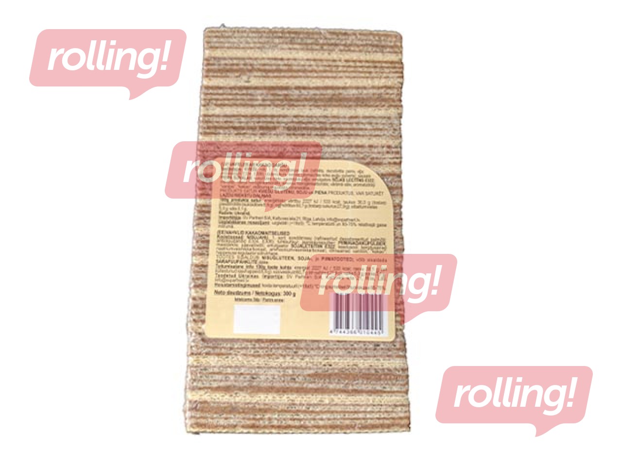 Vafeles ar kakao pīldijumu un ar karsēto piena garšu, Mercury, 300 gr