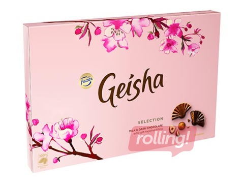 Piena šokolādes konfekšu izlase Geisha, 200 g