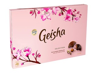 Piena šokolādes konfekšu izlase Geisha, 200 g