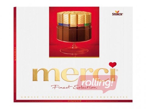 Šokolādes konfekšu izlase Merci Finest Selection, 250g