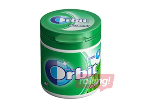 Košļājamā gumija Orbit Spearmint bundžā, 60 gab.