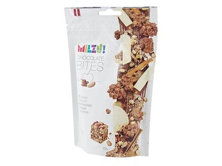 Rudzu kraukšķi piena šokolādē ar āboliem un kanēli Milzu Chocolate Bites, 100 g 