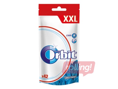 Košļājamā gumija Orbit Sweet Mint Pouch 42 gab. 