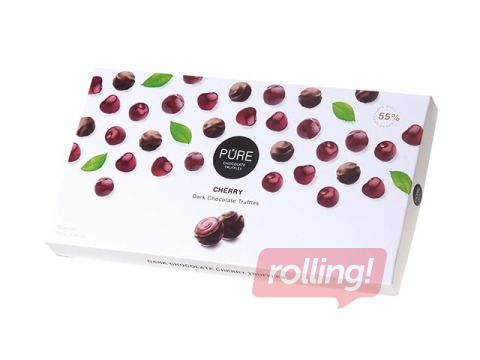 Pure Chocolate tumšā šokolāde ar ķirša krēma pildījumu, 110g