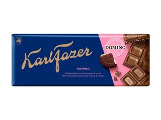 Šokolāde piena ar Domino cepumu garšu Karl Fazer, 195g