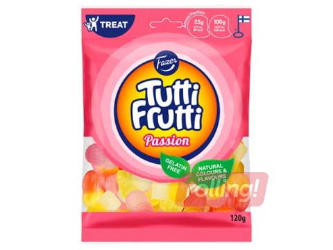 Želejkonfektes Tutti Frutti Passion, 120g