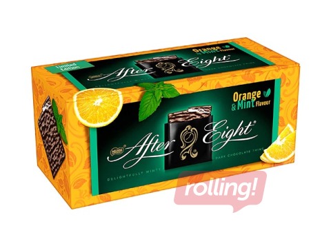 Šokolādes konfektes After Eight, ar apelsīna garšu, 200g