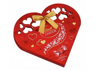 Konfektes šokolādes sirds Lindt Lindor, 112g 